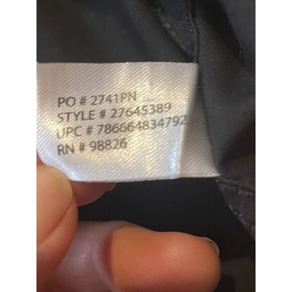 U.S. Polo Assn. Women's XL Cotton Pullover Shirt Long Sleeve Stretch Black - Picture 8 of 8